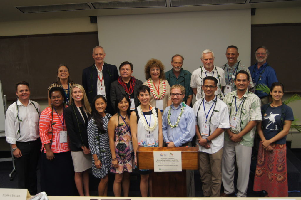 Presenters at the event on Emerging Leaders and the Future of Environmental Law in Honolulu, Sept. 2, 2016