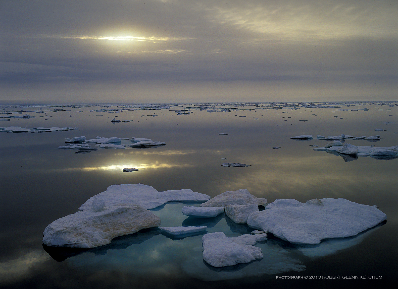 Arctic, Dead Calm Sunset Before the Storm, Larsen Sound 1994