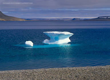 Grounded Berg, Beechey Island, 1994 (Arctic)