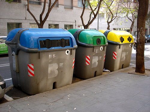 Barcelona Recycling Bins