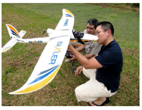 Prototype of a conservation drone used in test missions in Indonesia. Source: Lian Pin Koh and Serge A. Wich, Tropical Conservation Science 5:121 (2012).