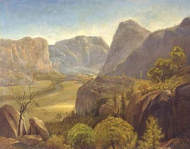 Painting of Hetch Hetchy Valley by Albert Bierstadt
