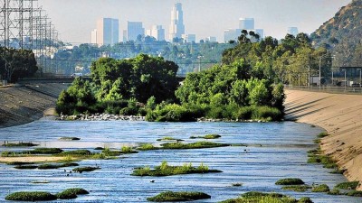 The Los Angeles River (courtesy Los Angeles Times)