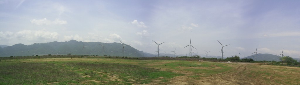 A wind farm in Oaxaca, Mexico.