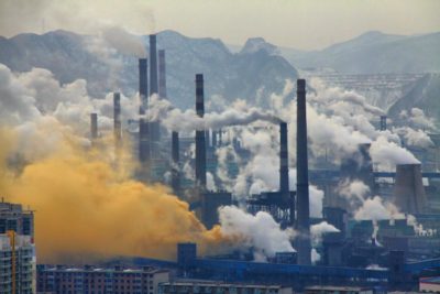 Steel production in Benxi, China