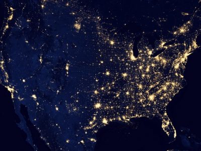 United States at Night