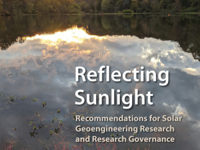 Reflecting Sunlight: Recommendations for Solar Geoengineering Research and Research Governance (2021) cover