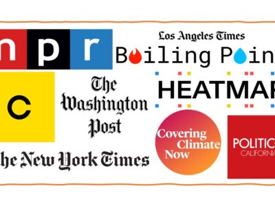 A collage of media logos