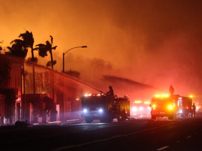 LAFD fire fighters