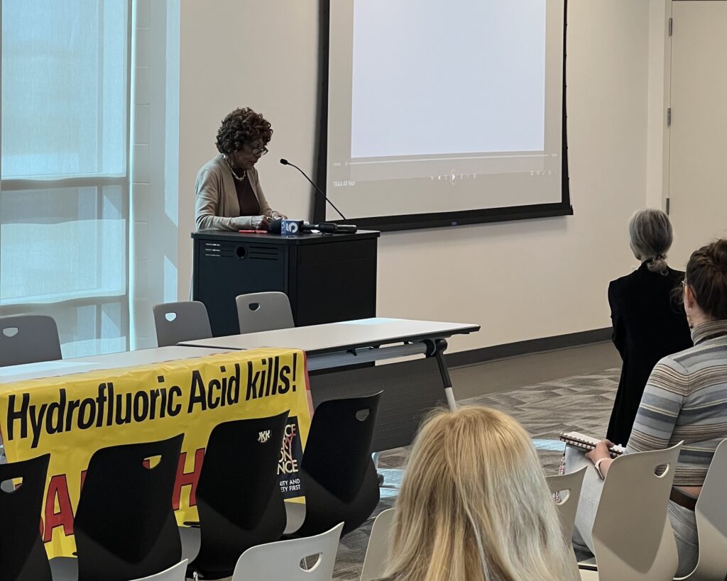 Rep. Maxine Waters at the 2025 anniversary event. 