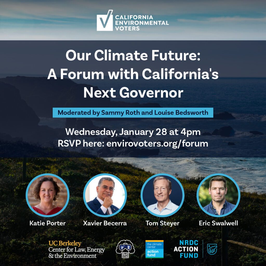 Image of a flyer for the January 28 candidate forum