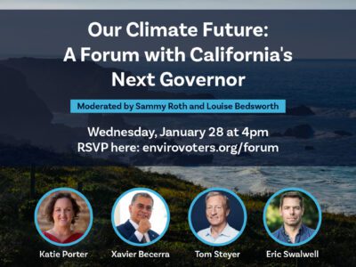 Image of a flyer for the January 28 candidate forum